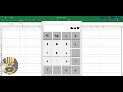 How to Create a Calculator in Excel