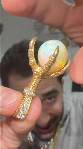 Hand Setting An Opal In 24K Gold #gold #opals #shorts