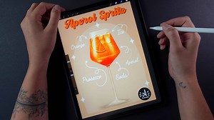 Painting Glass In Procreate - Illustrate Your Favourite Cocktail | The Artmother | Skillshare
