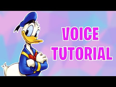 How To Do The Donald Duck Voice Tutorial