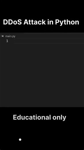 Hacking | Coding | Programing | Ai on Instagram: "Link in bio, Ddos attack testing Only for educational purposes"