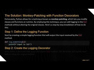 Incorporating Logging into Common Methods in Python Classes Without Modifying Original Code