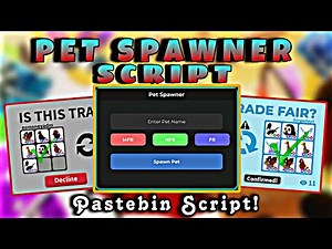 [NEW] Adopt Me Script | Pet Spawner Tradeable & Equippable| Adopt Me Update 2026 | Pastebin Script!
