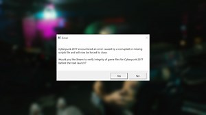Cyberpunk 2077 Error Caused By Corrupted Or Missing Scripts File Fix - GINX TV