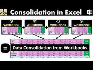 Consolidation in Excel Hindi | How to Consolidate Data from Workbooks in Excel