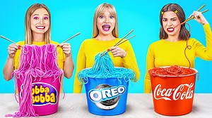 9.4K views · 118 reactions | Eating only 1 color challenge for 24 hours! Last to stop eating lose by 123 go! | 123 GO | Facebook