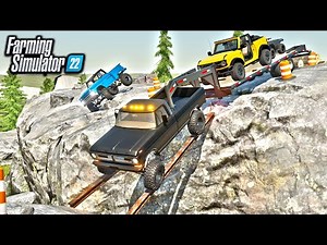 SKETCHY OFF-ROADING WITH LIFTED DIESEL TRUCKS! (MULTIPLAYER) | FARMING SIMULATOR 22