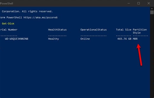 How to check if a Disk uses GPT or MBR Partition in Windows 11