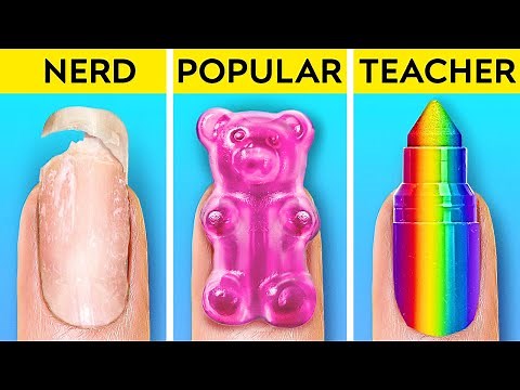 🌟POPULAR VS NERD STUDENT FOR 24 HOURS!🤓 Funny Life Situations by 123GO!