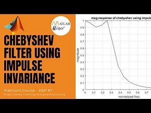 Chebyshev filter using Impulse Invariance | DSP | @MATLABHelper