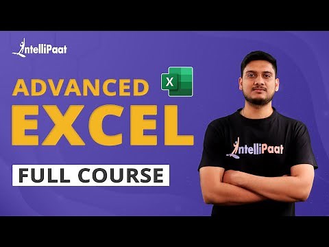 Advanced Excel Full Course | Excel Course Beginner to Advanced | Excel Function | Intellipaat
