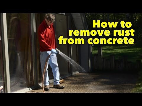 How to Remove Rust Stains from Concrete Using Acid