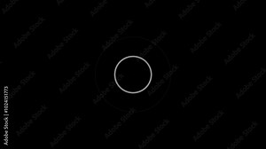 simple circle loading animation ,wait for loading concept ,circle loop wave loading