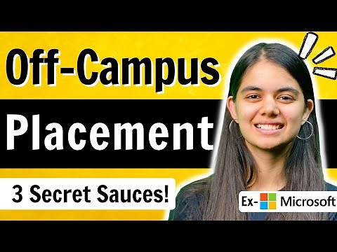 Off-campus Placements/ Internships | 3 Secret Sauces!