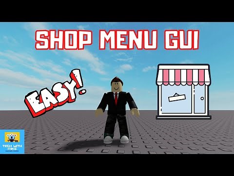 How to Make a Shop Menu GUI [Updated Version] - Roblox Studio Tutorial