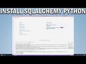 How To Install SQLAlchemy in VS Code Set Up SQLAlchemy for Database Management in Python