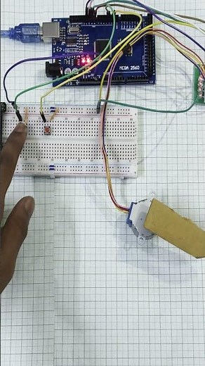 Stepper Motor Magic with Just One Button! 🔘⚙️ | Arduino