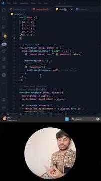 Day 2 –Tic Tac Toe Game in JavaScript |30 Days 30 Projects #computerscience #coding #developerlife