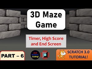 3D Maze - Part 6 | Scratch 3.0 Tutorials | Just Finished Coding!