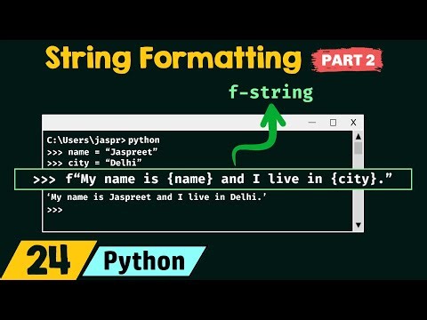 String Formatting in Python (Part 2)