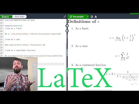 Intro to LaTeX : Learn to write beautiful math equations || Part 1
