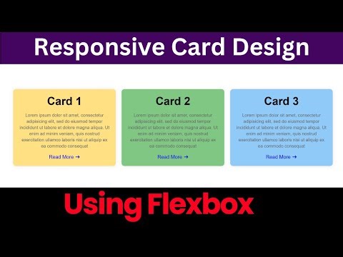 How To Create Cards In HTML And CSS | Responsive Card HTML CSS