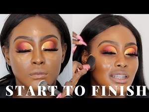 How To Blend Eyeshadow | SUNSET EYES | DETAILED CLIENT TUTORIAL
