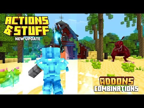 Minecraft BEST Actions & Stuff Resource Pack Combinations (bedrock)