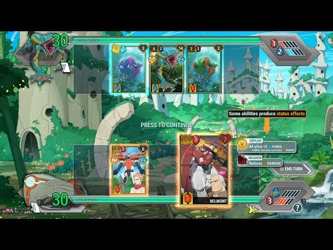 Battle Suit Aces Gameplay 🎴 PS5 - Great card combat
