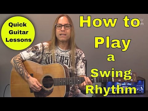 Quick Guitar Lessons #2 | Learn How to Play a Swing Rhythm