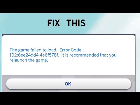 How to Fix "The game failed to load" Error in Sims 4