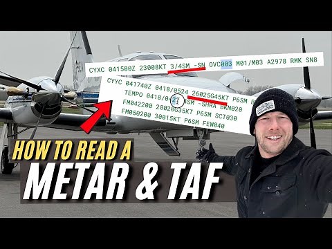 How to read METARs and TAFs! Aviation Weather Explained!