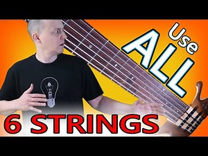 Use ALL 6 Strings on Your Bass | 2-Octave Scales in 1 Position