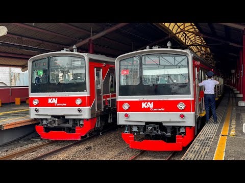 Kumpulan KRL Commuter Line di Stasiun Jayakarta! JR 205 Series ex Musashino Line, TM 6000 Series!