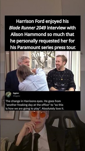 Harrison Ford enjoyed his Blade Runner 2049 interview with Alison Hammond so much that he personally