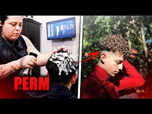 How To Get Curly Hair! PERM TUTORIAL! ( Julian Barboza )