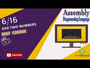 Add numbers in assembly language | Assembly Language Programming Tutorial in MASM Part 6/16