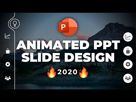 Animated PowerPoint Slide Design Tutorial 🔥Step by Step🔥