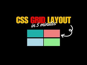 🚀 Learn CSS Grid Layout in 5 Minutes – Beginner's Quick Guide! 🎯