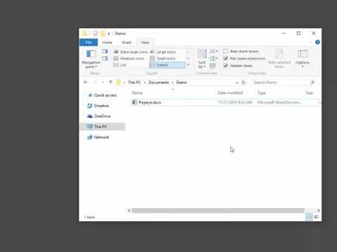 Viewing the contents of an OpenXML document