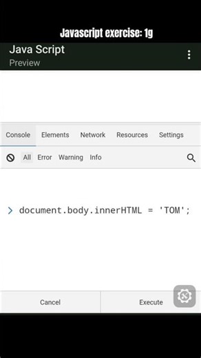 Display your name on web page javascript Basics #live #code #repeat