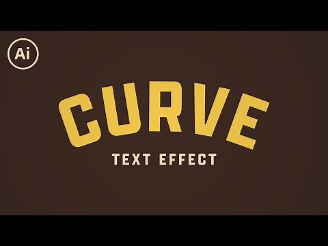 How to Curve Text in Illustrator (Tutorial)