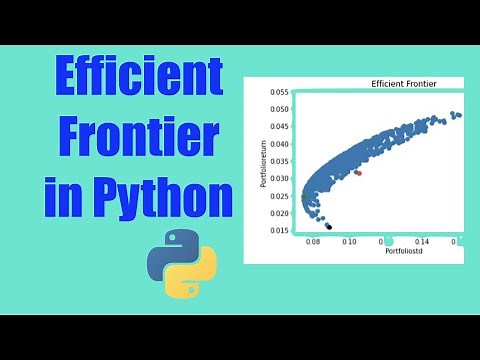 Modern portfolio theory in Python: Efficient Frontier and minimum-variance portfolio
