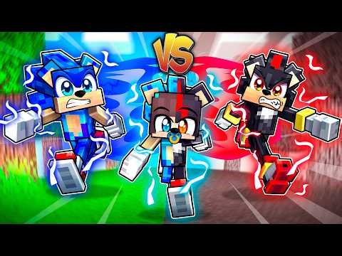 ENFRENTÉ a SONIC vs SHADOW en Minecraft! (Salió MAL💀)