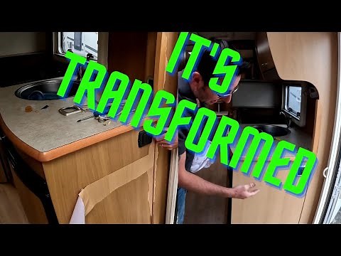 Caravan Renovation, Repairing some damaged panels.