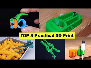 Best 8 USEFUL Things to 3D Print First - Practical Prints