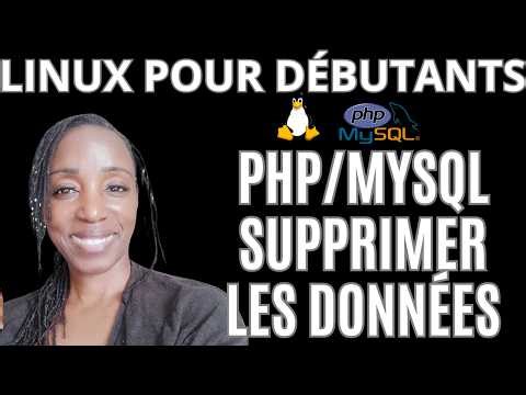 Supprimer des données en PHP/MySQL sous Linux (DELETE avec PDO)