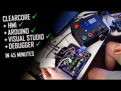 ClearCore + HMI in 45 Minutes: Skip the 40 Hour Learning Curve