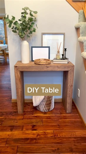 DIY 2x4 Entryway Table Tutorial