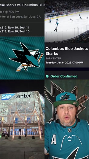 Win Tickets to San Jose Sharks vs Blue Jackets Game